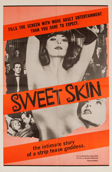 DP Vintage Posters - Sweet Skin, Original American X Rated Adult Movie Poster