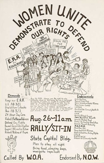 Dp Vintage Posters Women Unite Defend Our Rights Original American Protest Poster 