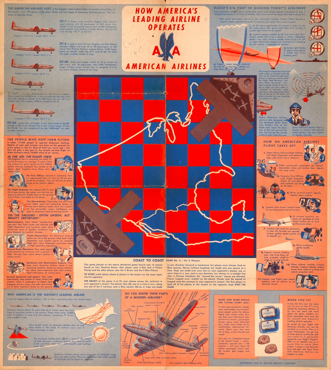 American Airlines System Map