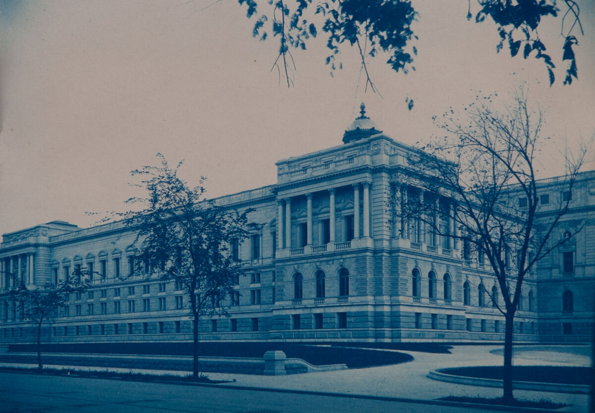 Group of 3 Washington DC Cyanotypes