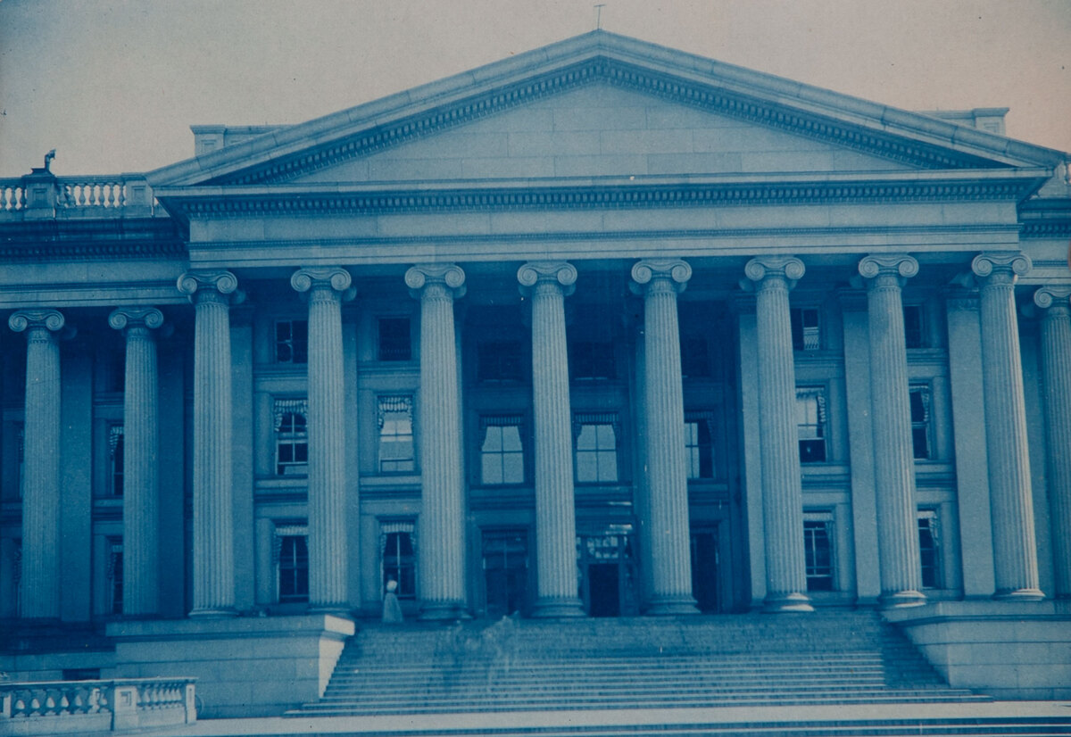 Group of 3 Washington DC Cyanotypes