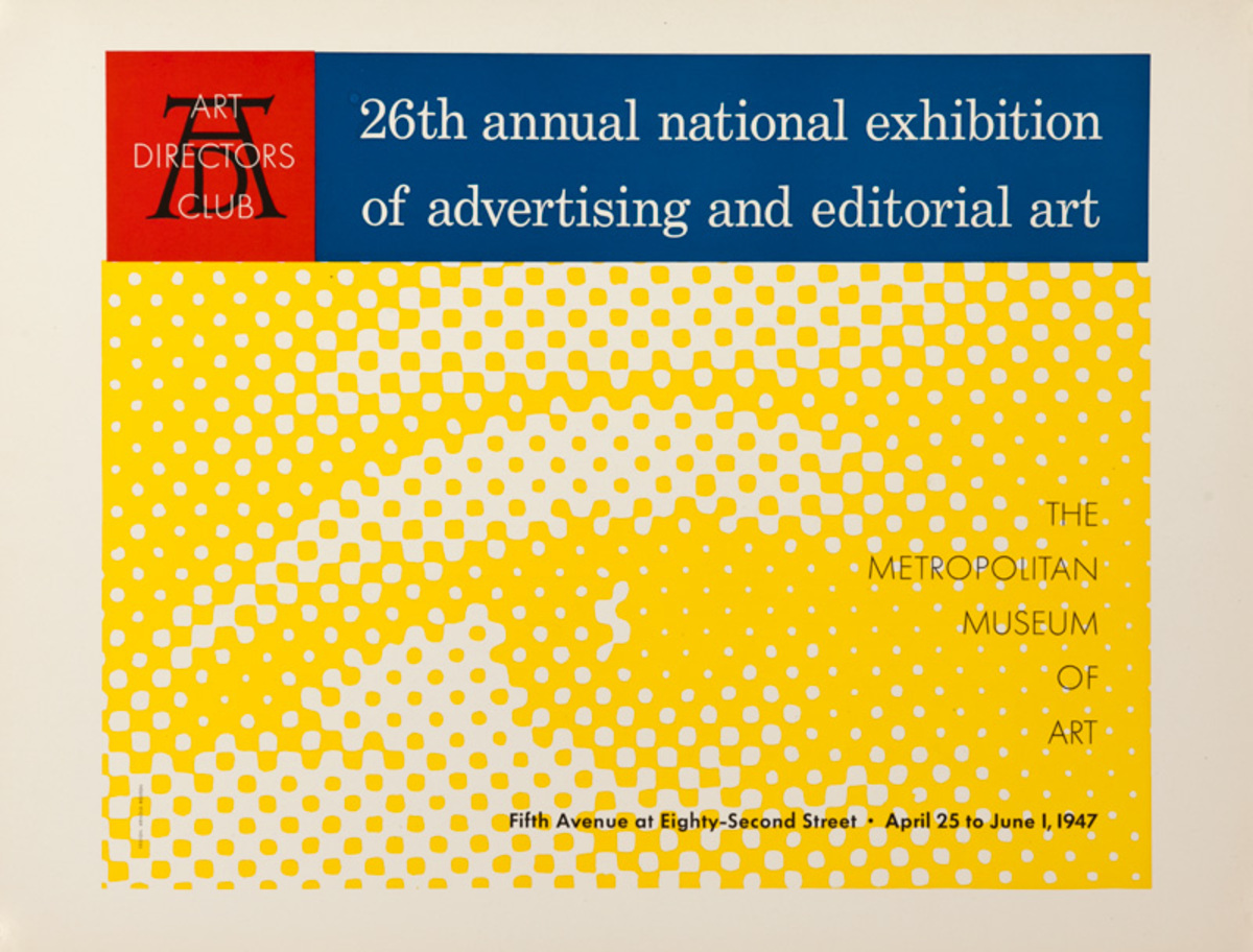 26th Annuam National Exhibition of Advertising and Editorial Art, Original Art Directors Club Poster