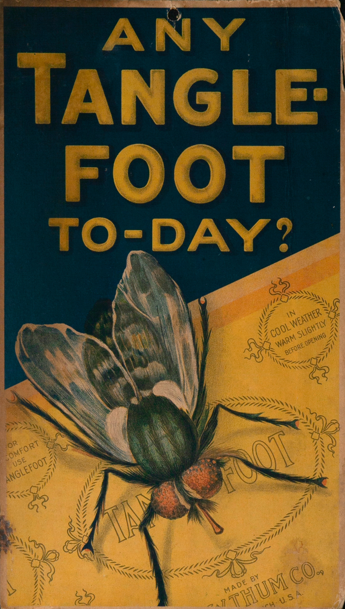 Any Tanglefoot Today?, Fly Paper Original American Advertising Card Poster