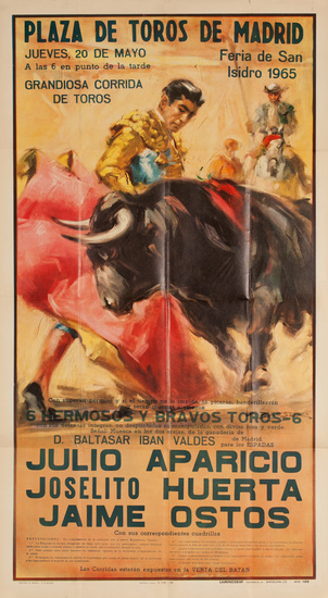 DP Vintage Posters - Plaza de Toros De Madrid Original Spanish ...