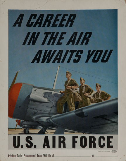 DP Vintage Posters - A Career in the Air Awaits You, U.S. Air Force ...