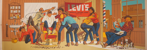 vintage levis poster