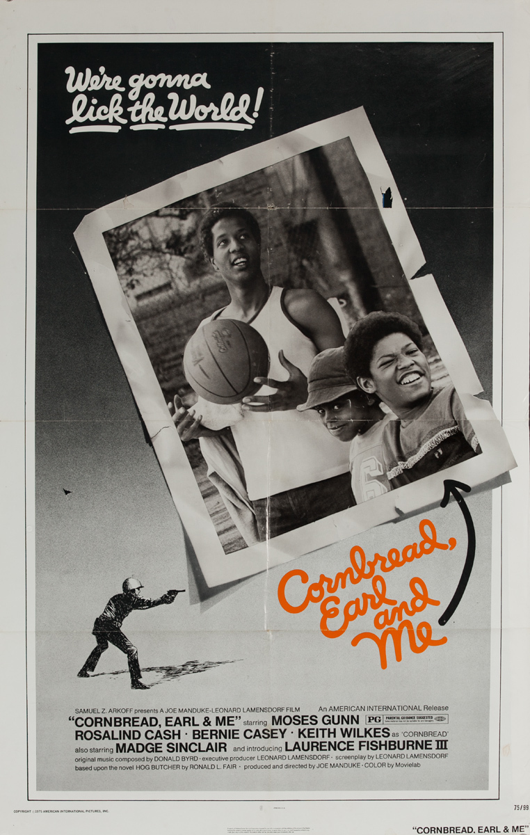 Cornbread Earl and Me, Original 1 Sheet Movie Poster