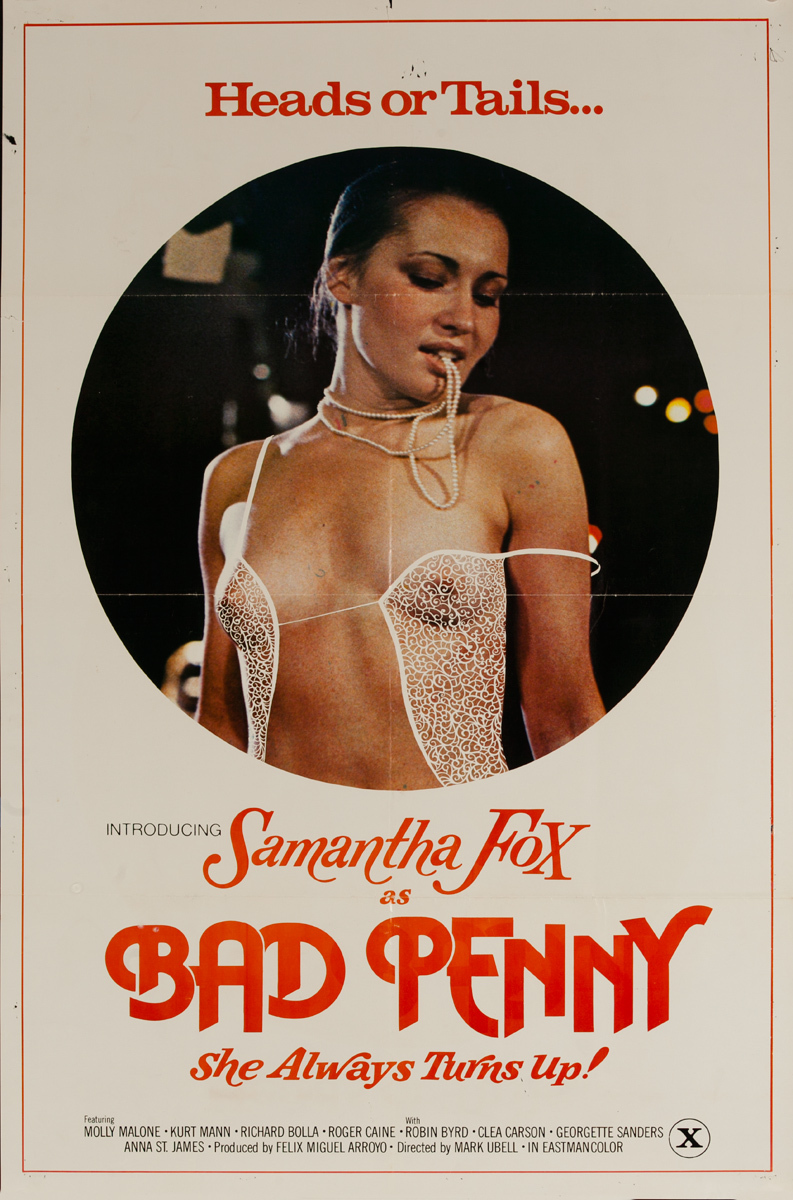Bad Penny, She Always turns Up!, Original American X Rated Adult Movie Poster