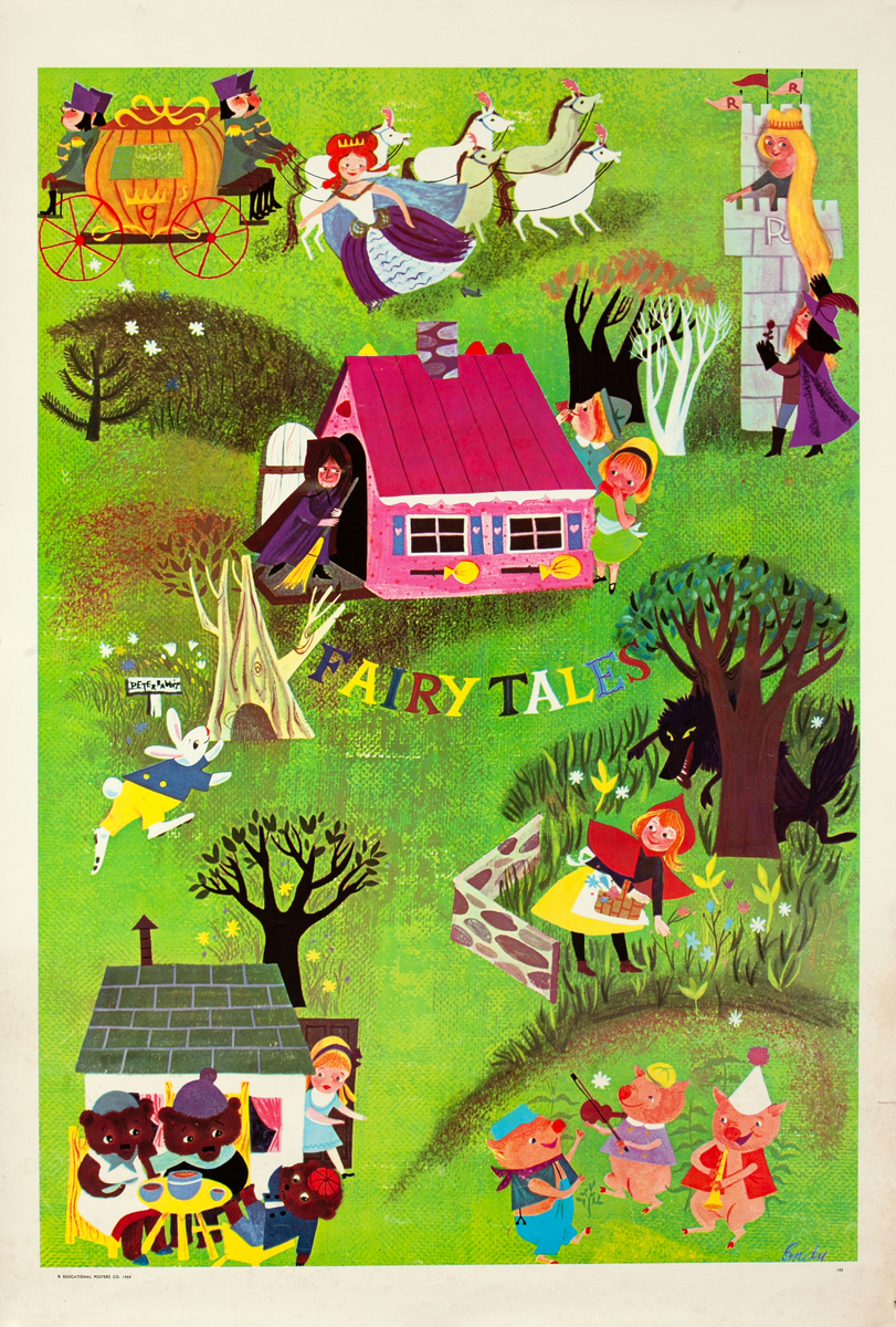 Fairy Tales American Educational Poster