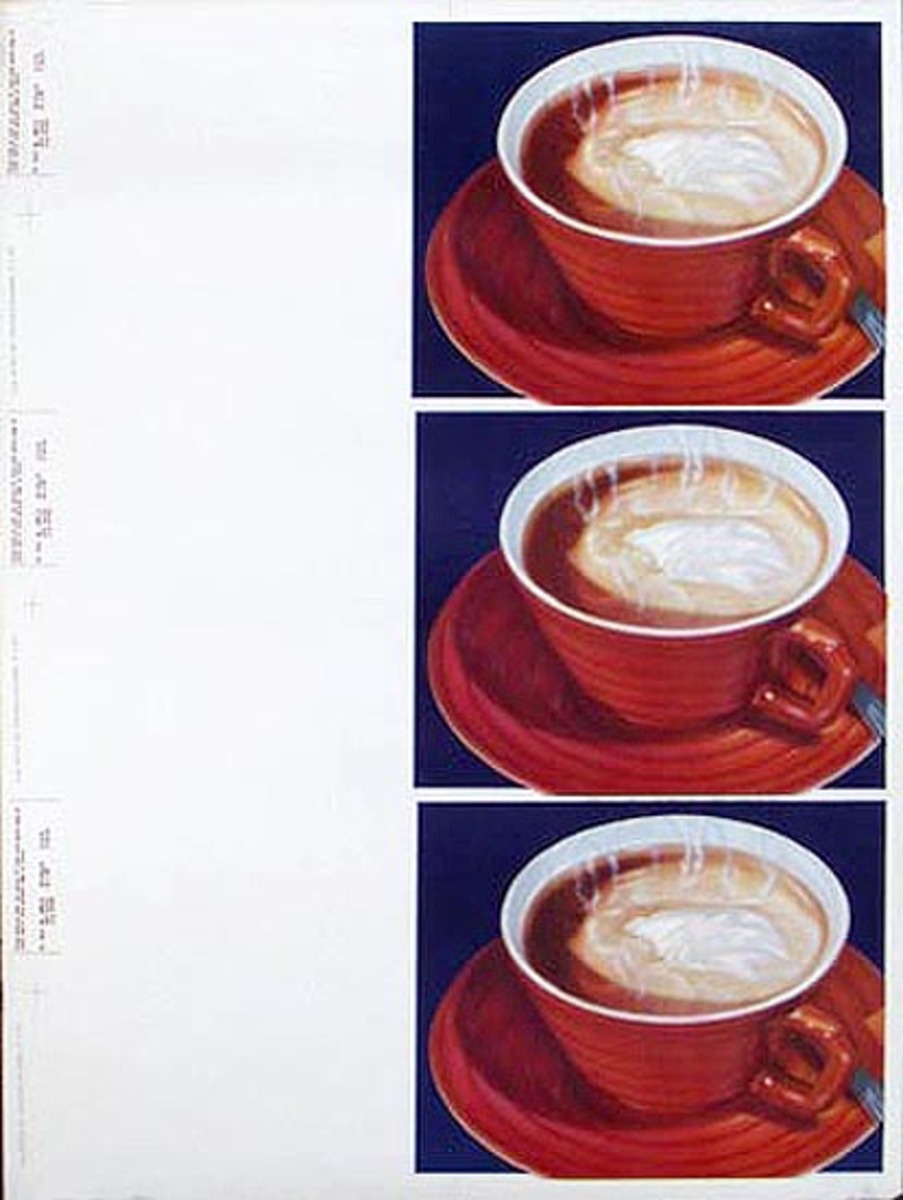Hot Chocolate Original American Advertising Poster