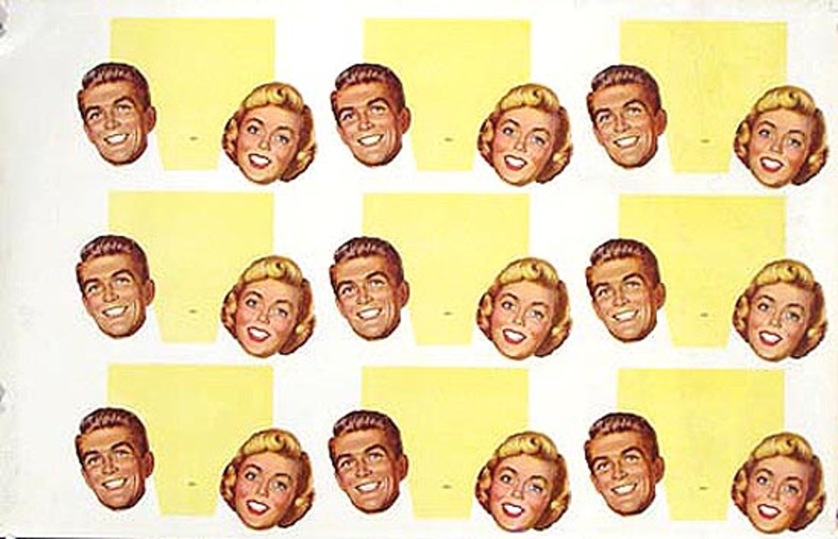 Smiling People Original American Advertising Poster