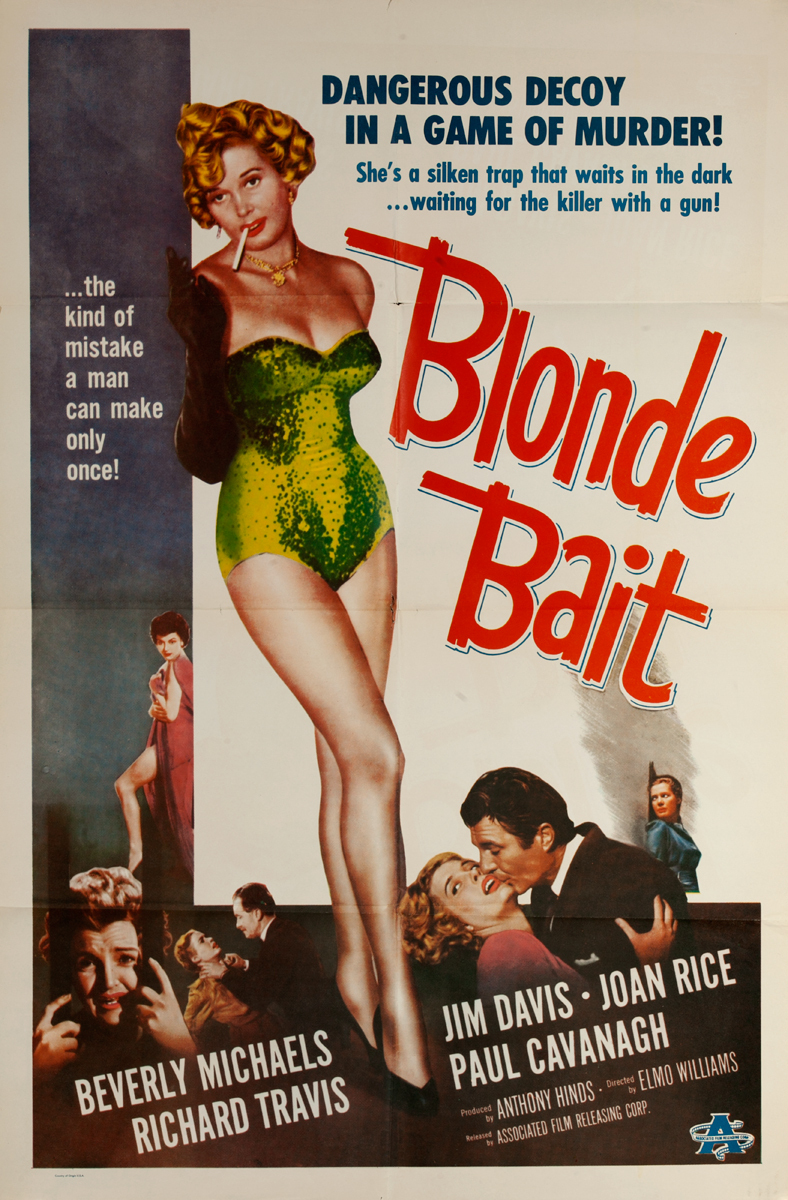 Blonde Bait Original 1 Sheet Movie Poster