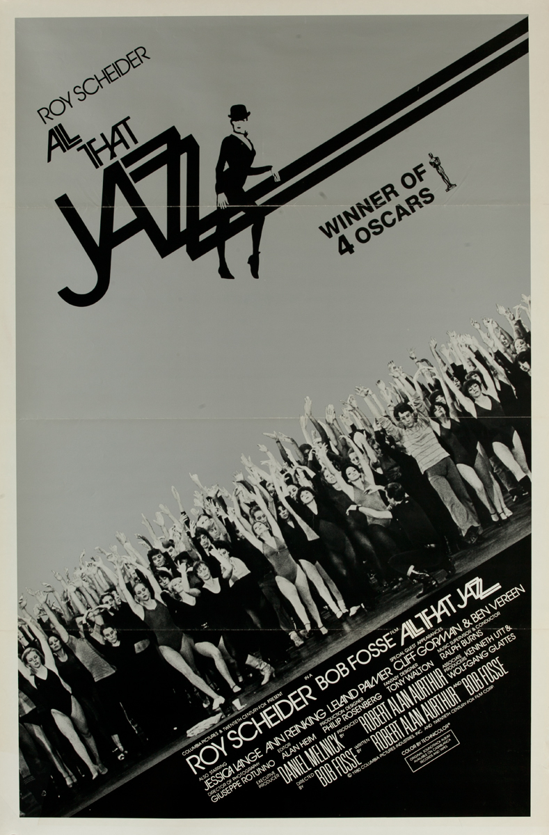 All That Jazz, 20th Century Fox, Original One Sheet Academy Awards Style Movie Poster
