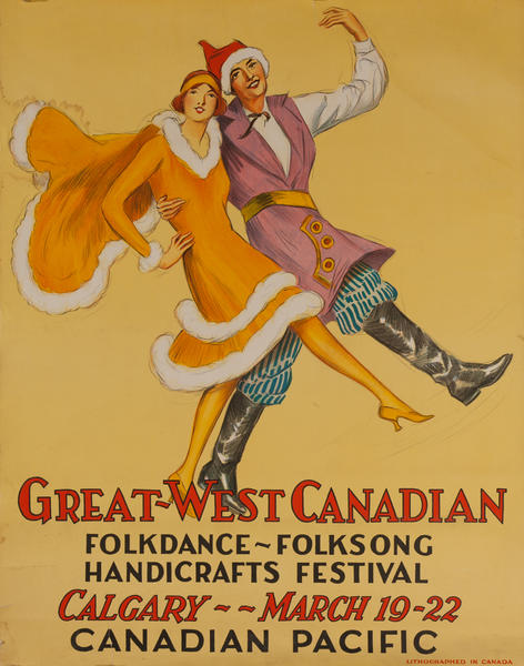 Great-West Canadian Folkdance Folksong Handicrafts Festival Calgary ...