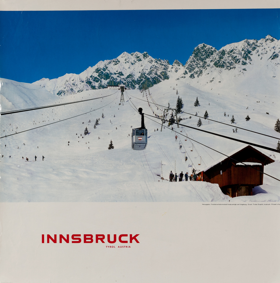 Innsbruck Tyrol, Austria, Ski Cable Car