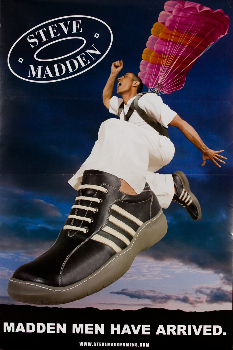 Oscuro realimentación costilla Madden Men Have Arrived<br>Steve Madden Shoes Advertising Poster | David  Pollack Vintage Posters