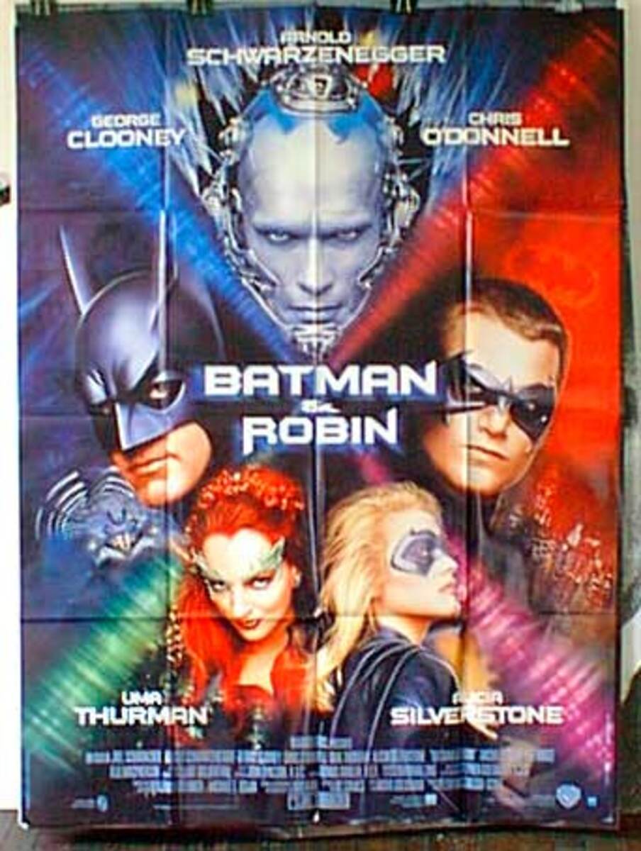 Batman and Robin French Release Original Movie Poster