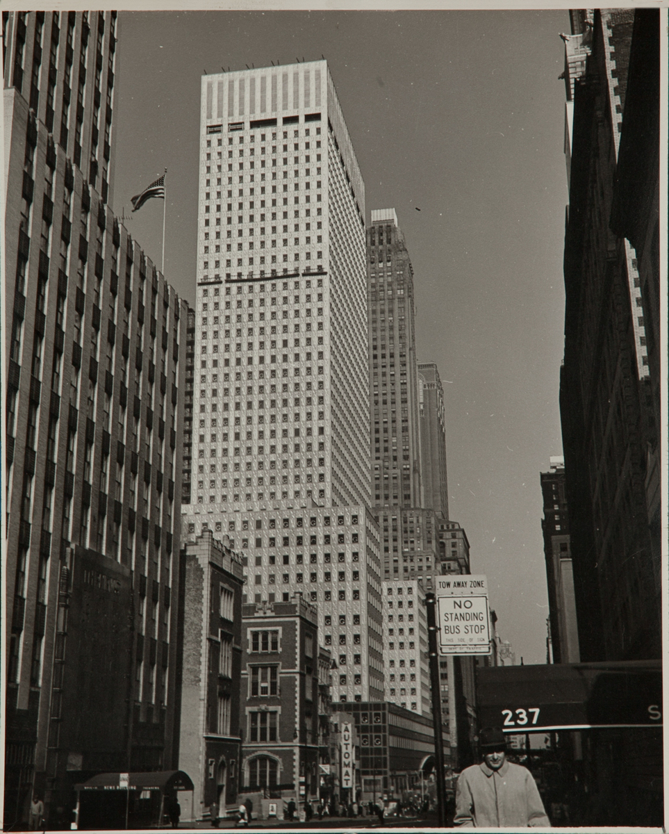 Al Macy Vintage Silver Gelatin Print, New York City Street Scene 