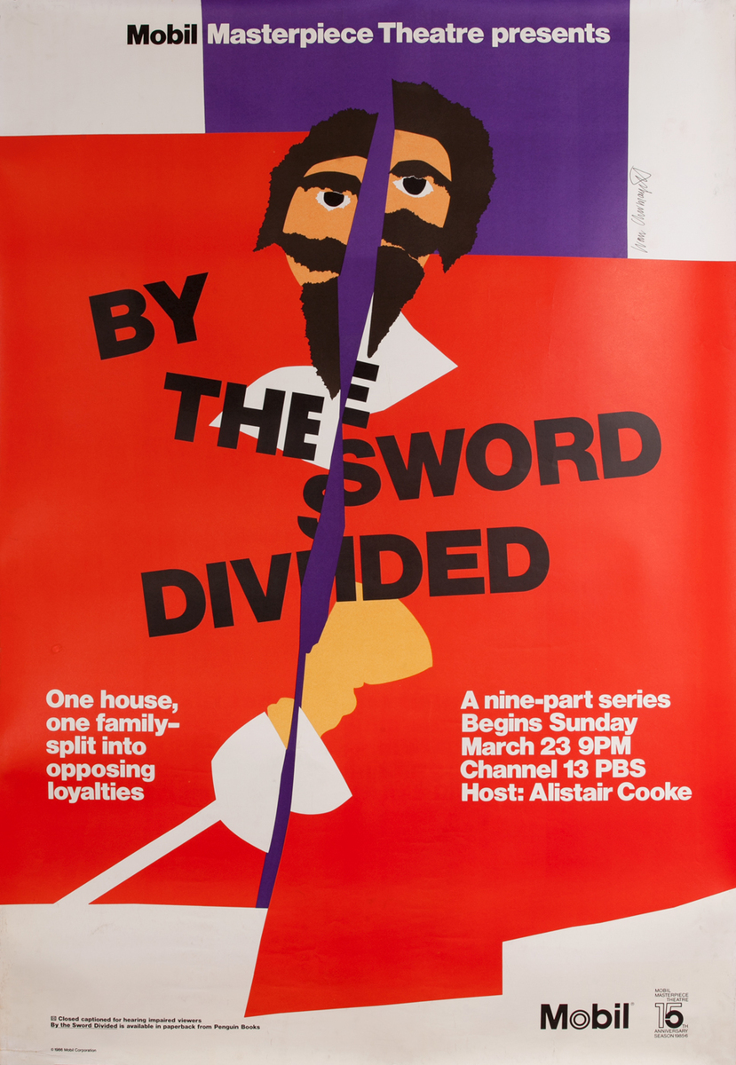 By the Sword Divided, PBS Mobil Masterpiece Theatre Poster