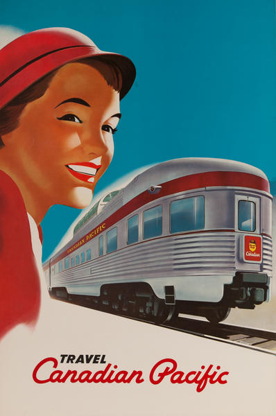 Travel Canadian Pacific, Railroad Travel Poster | David Pollack Vintage ...