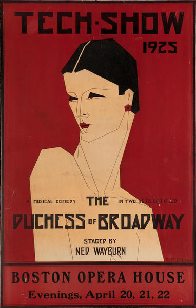 Mit Tech Show Poster The Dutchess Of Broadway Boston Opera House David Pollack Vintage Posters