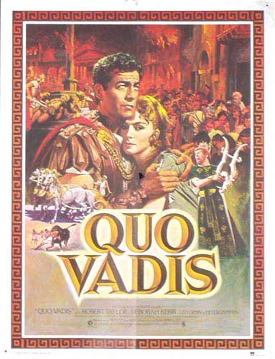 Quo Vadis Original French Movie Advertising Poster | David Pollack ...