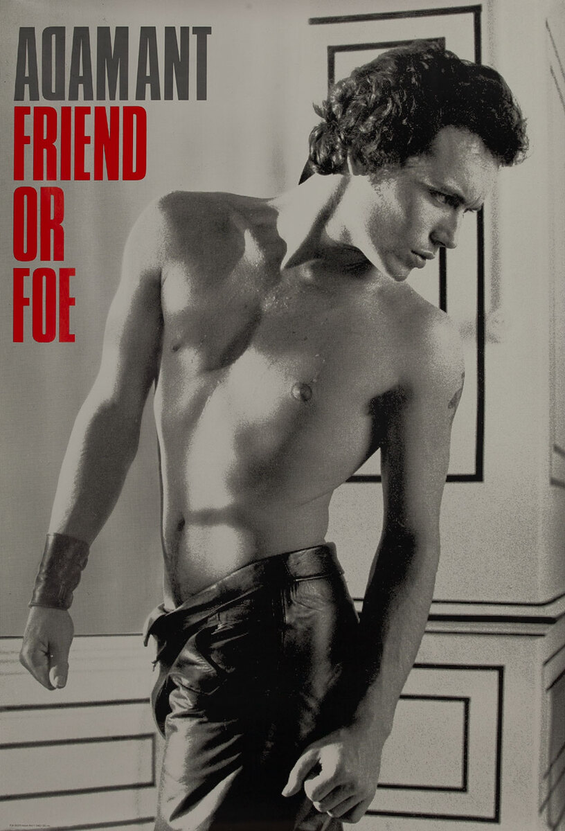 Adam Ant Friend or Foe, Rock Poster
