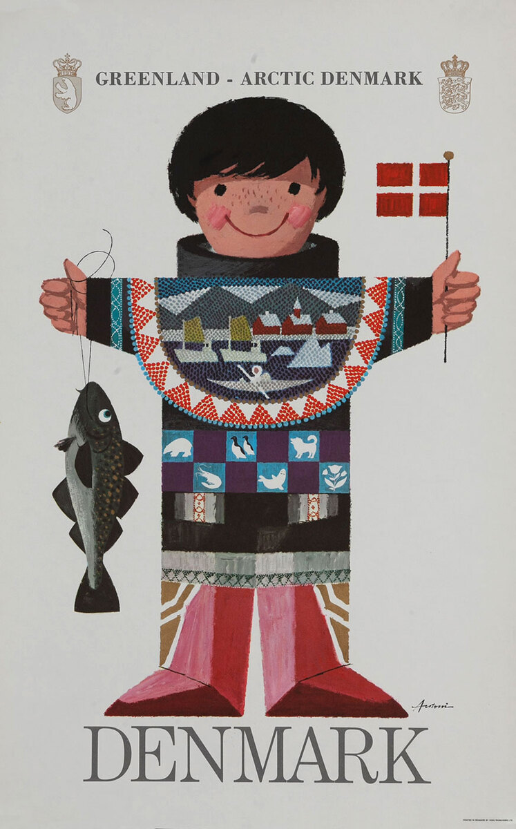 Greenland - Arctic Denmark - Denmark Travel Poster