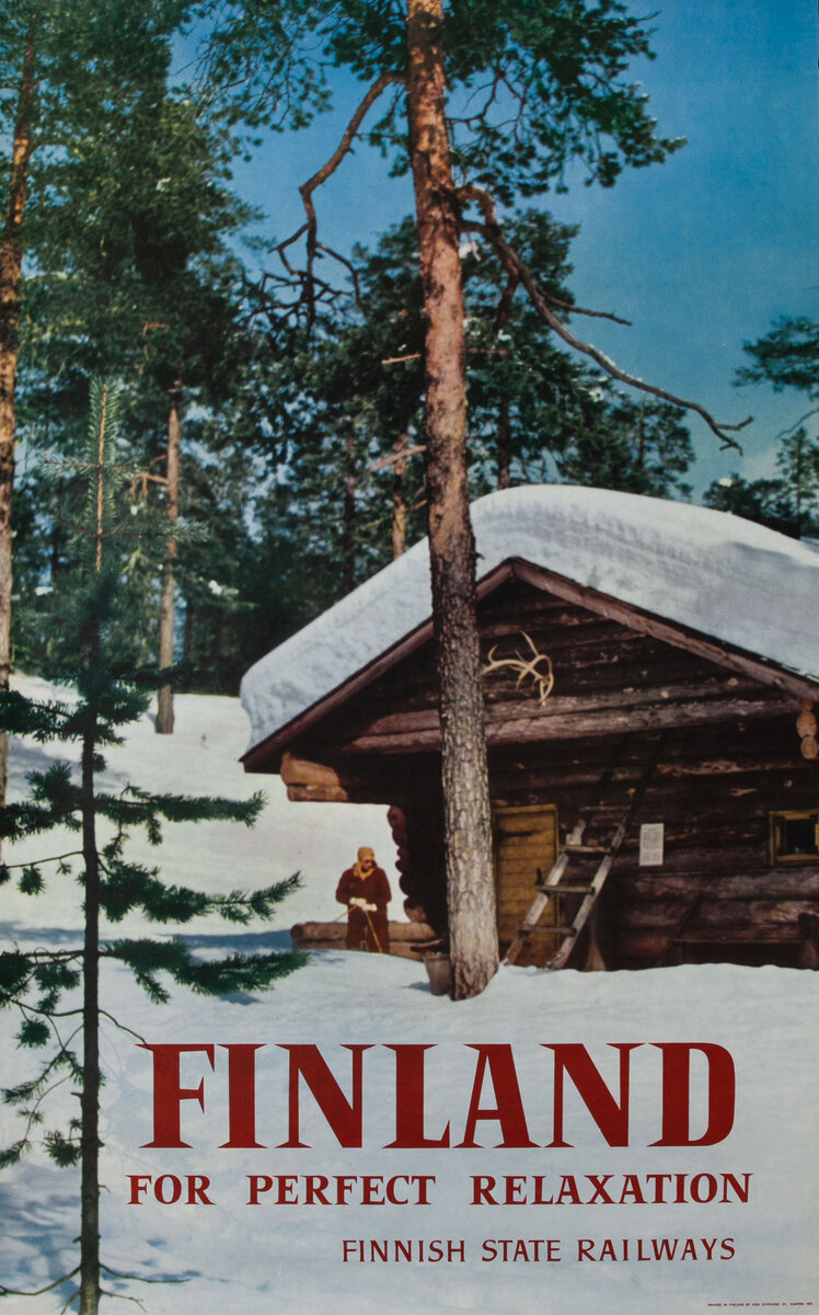 Finland For Perfect Relaxation Finnish State Railways
