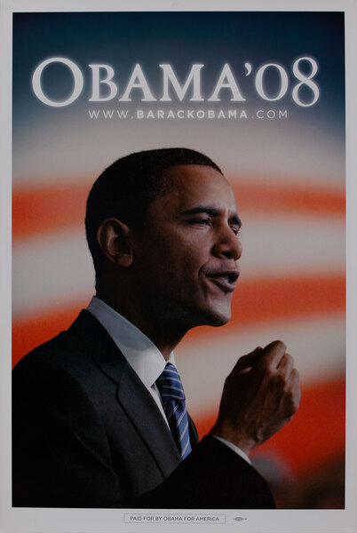 Obama '08 - Barack Obama 2008 Campaign Poster | David ...