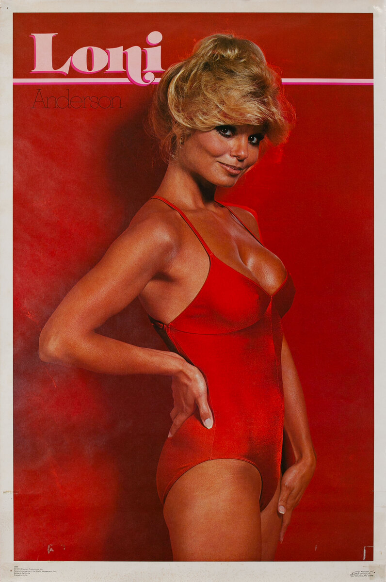 Loni Anderson Pinup Poster.