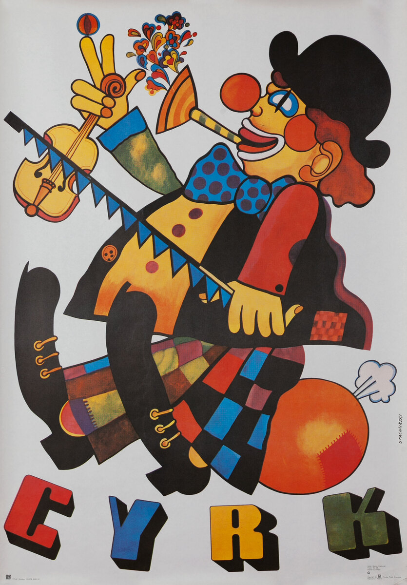 Cyrk Original Polish Circus Poster, 