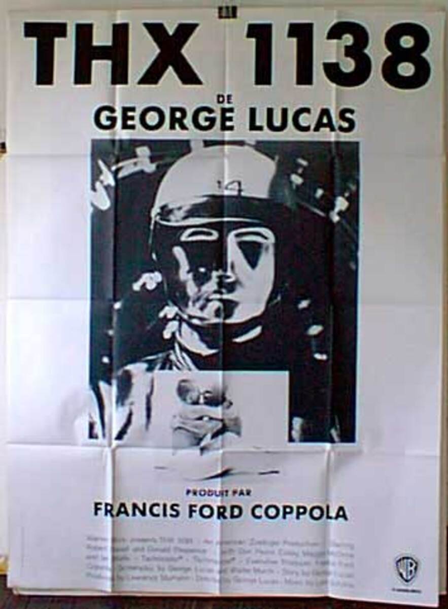 THX 1138 Original French Movie Poster