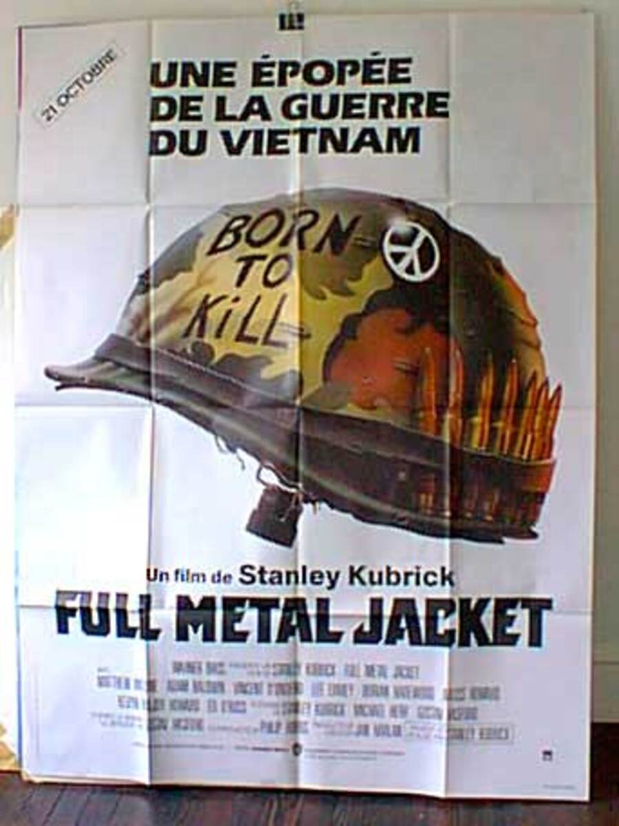 Full Metal Jacket Original French Movie Poster