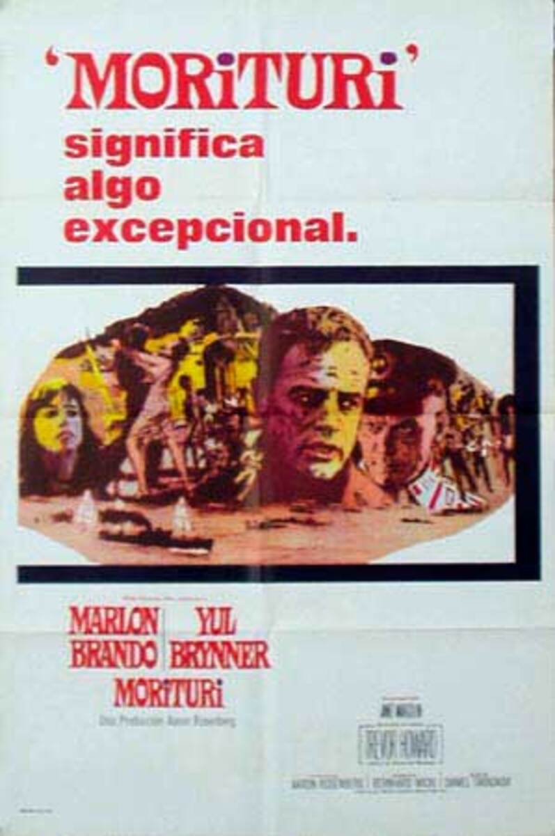 Morituri Original Vintage Movie Poster Spanish Release