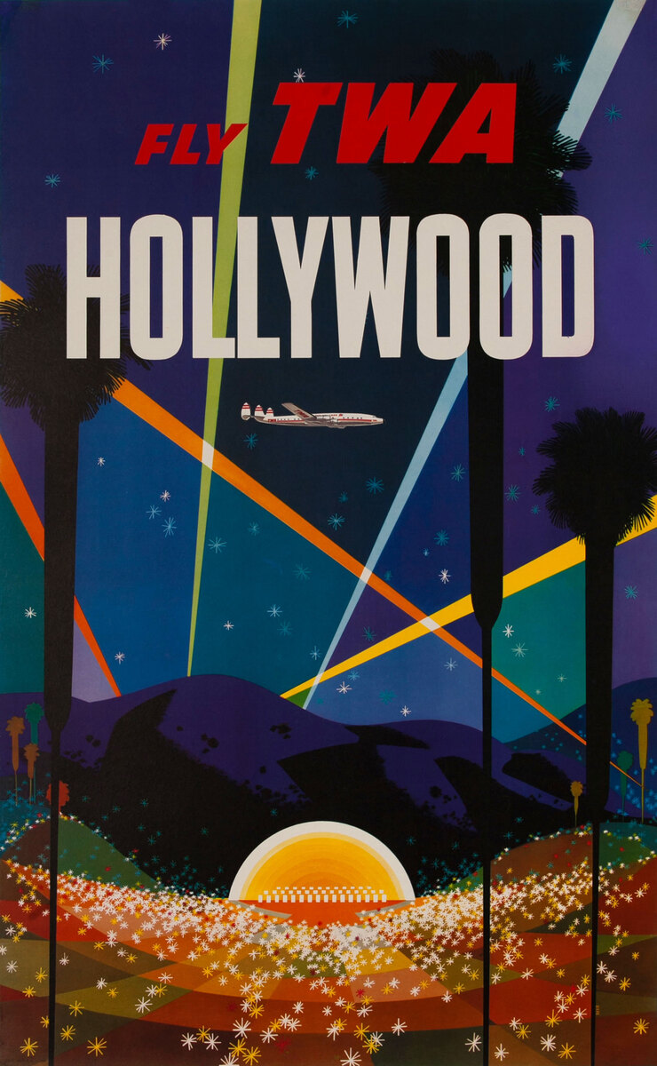 TWA Hollywood Bowl Poster