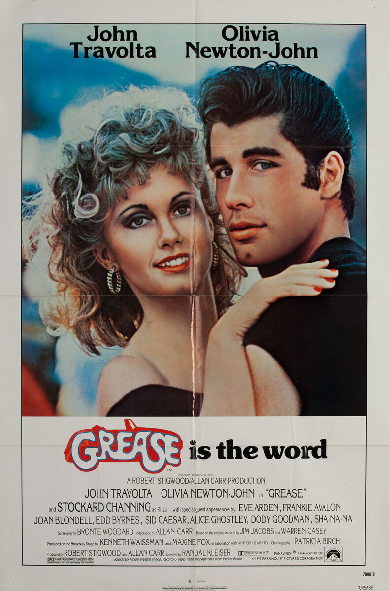 GREASE 1sh Movie Poster