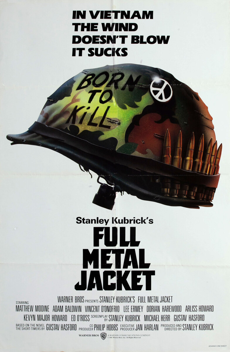 Full Metal Jacket advance 1sh Movie Poster