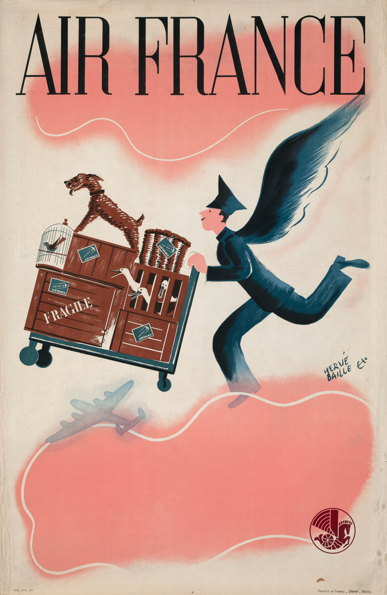 Air France Cargo Poster 