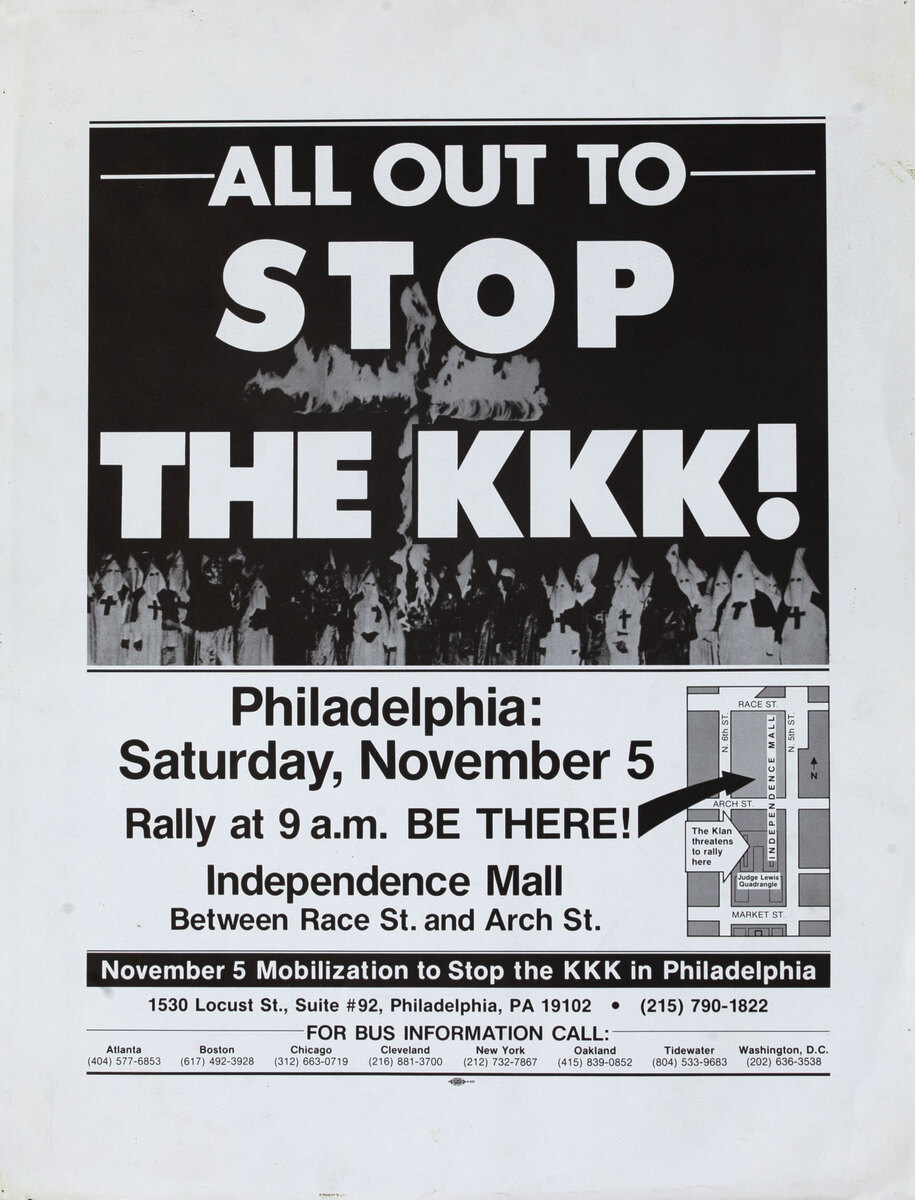 All Out to STOP THE KKK - Philadelphia Rally