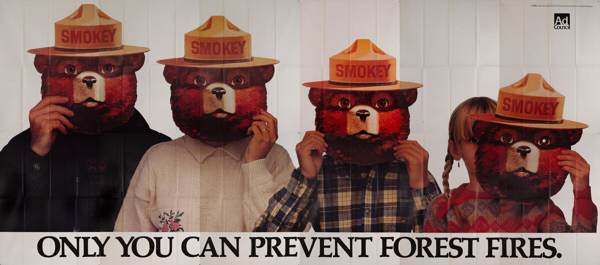 Only You Can Prevent Forest Fires Ad Council Billboard