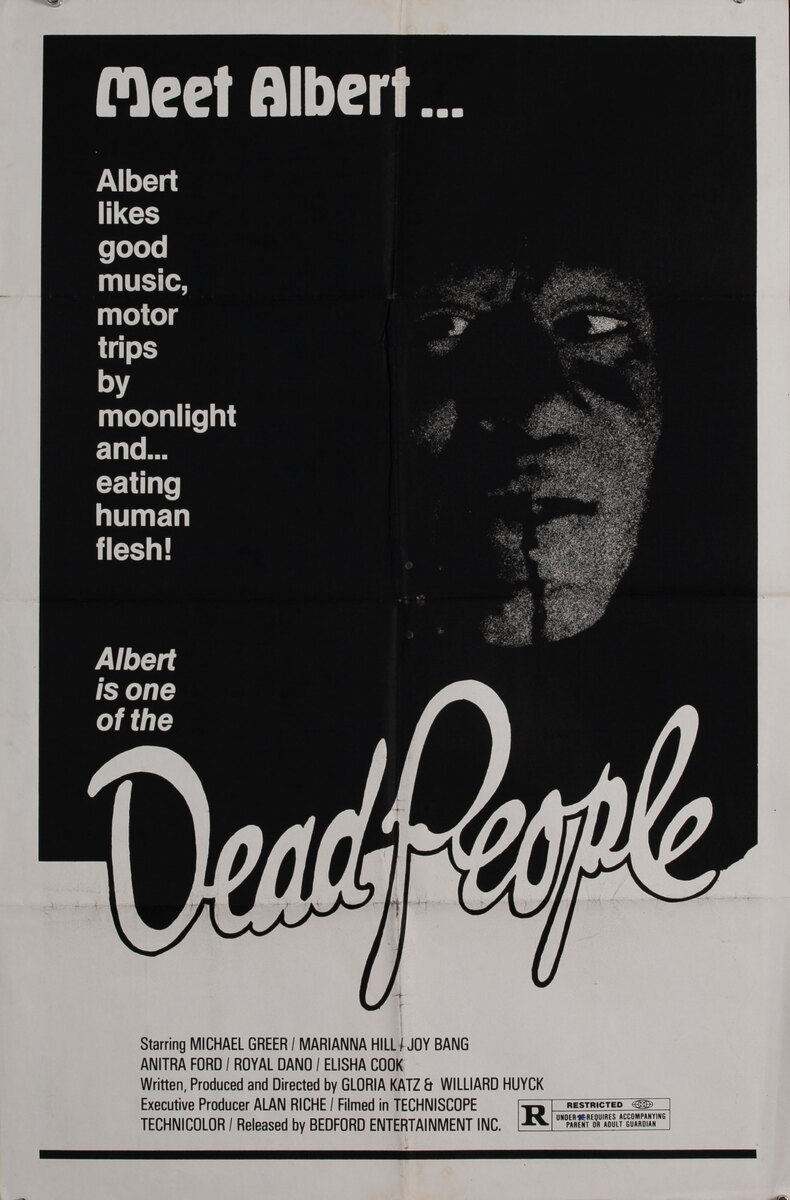 Dead People 1sh Movie Poster R1983 Original Messiah of Evil