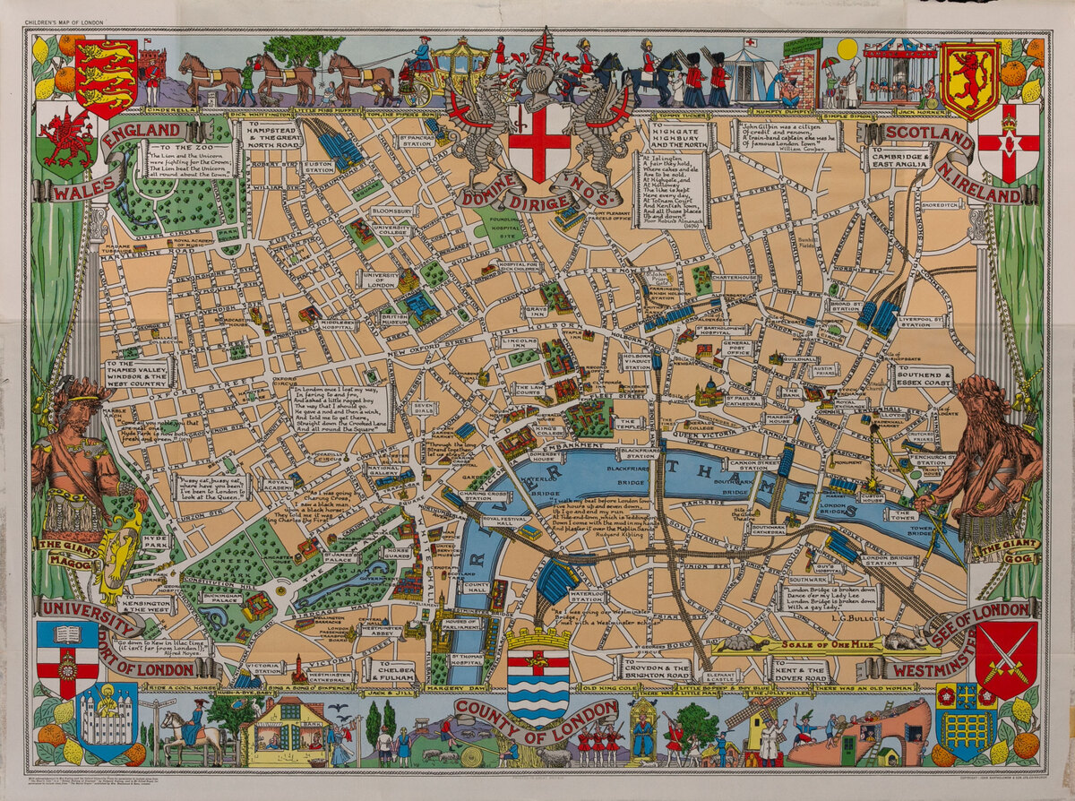A Children's Map of London  
