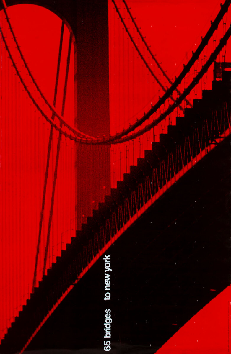 65 Bridges to New York Container Corporation of America Public Relations Poster 