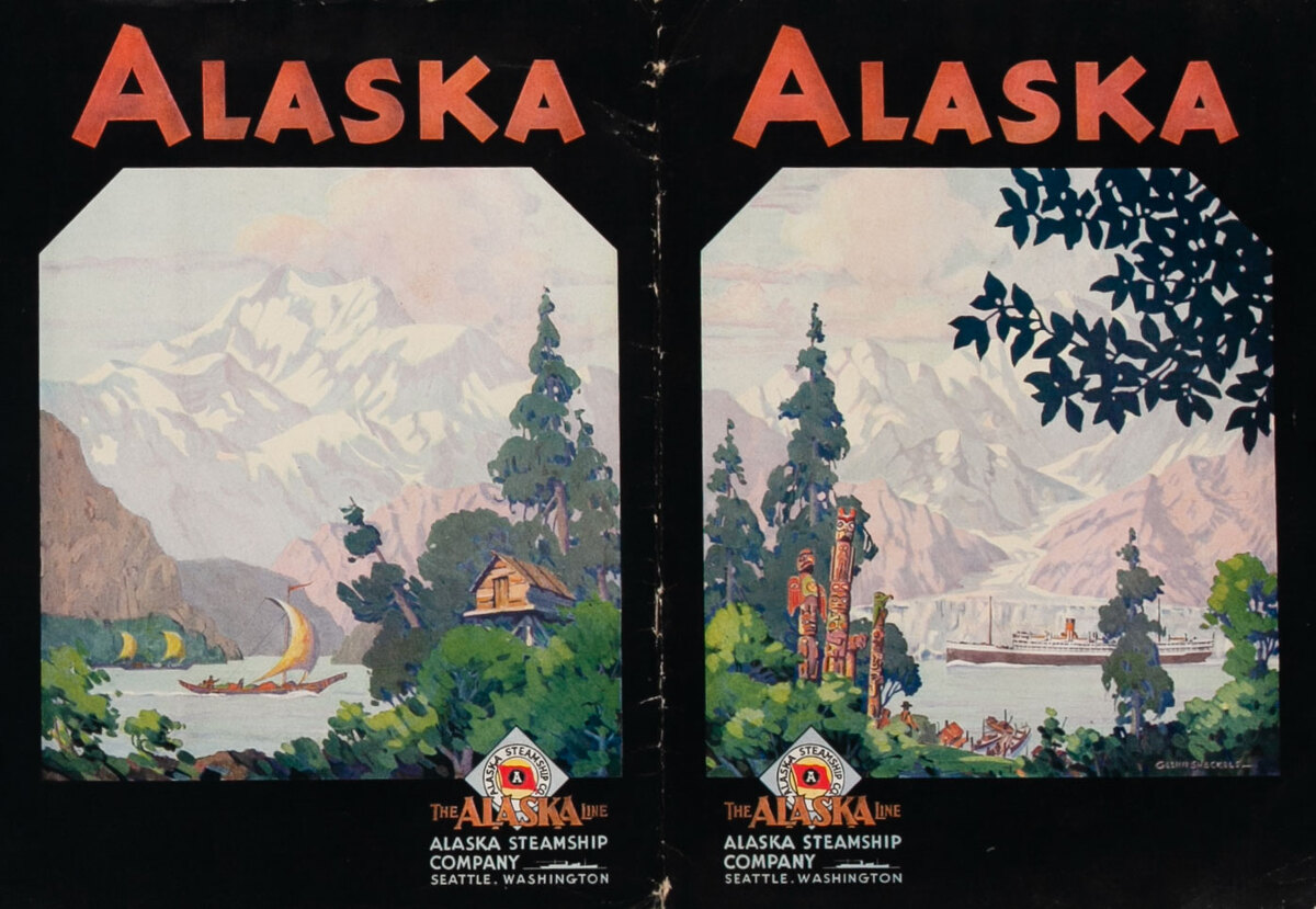 Alaska Steamship Company Travel Brochure