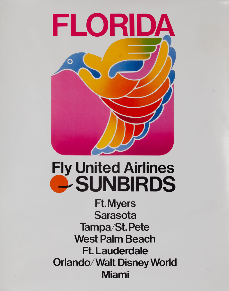 Florida Fly United Airlines Sunbirds