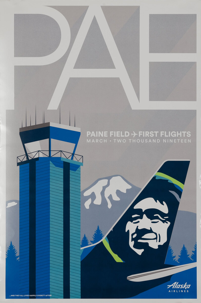 Alaska Airlines, Paine Field First Flights 