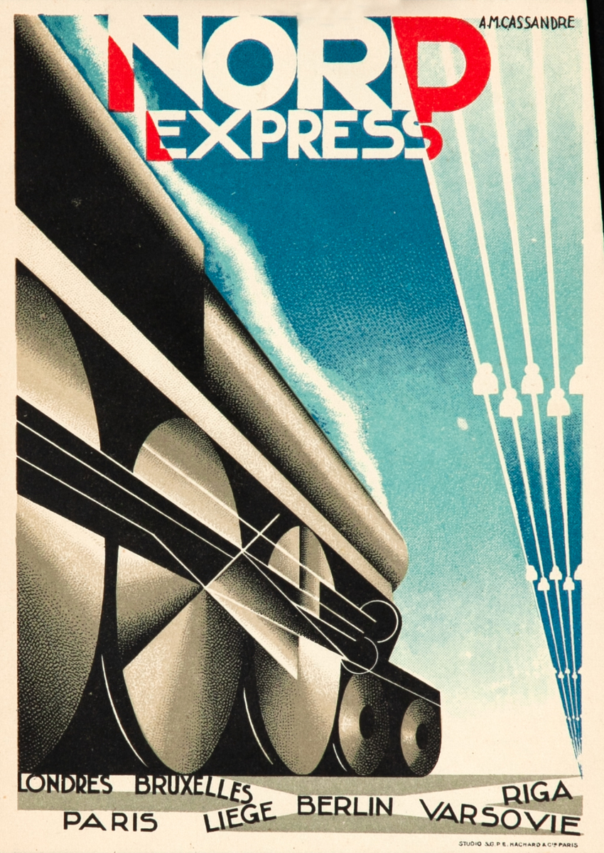 Nord Express Rare Art Deco Travel Schedule