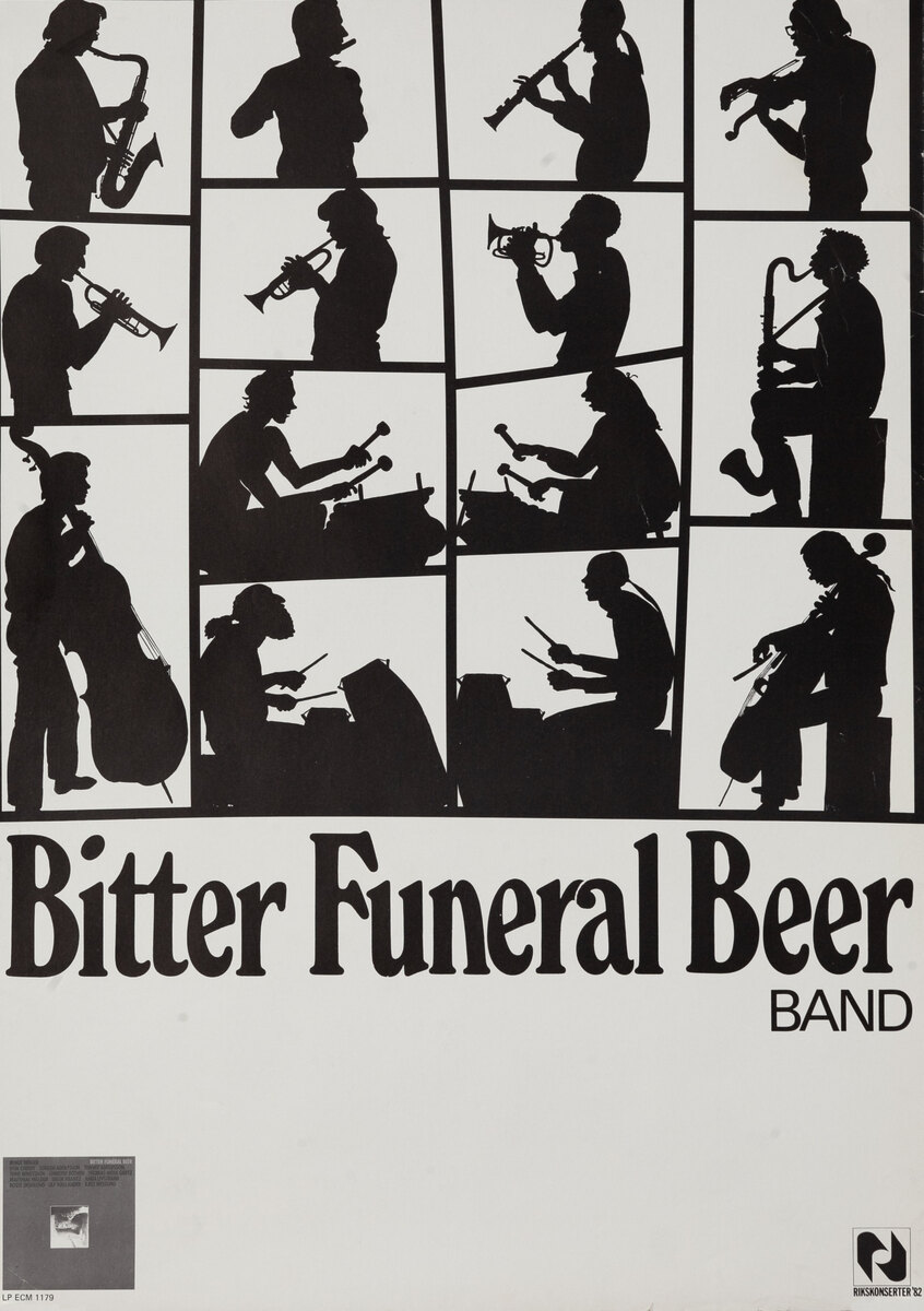 Bitter Funeral Beer Band Poster