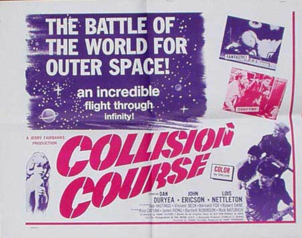 Collision Course Original Vintage Movie Poster